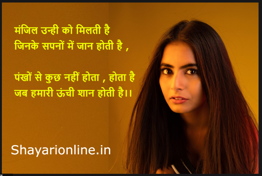 ऊँची उड़ान पर शायरी