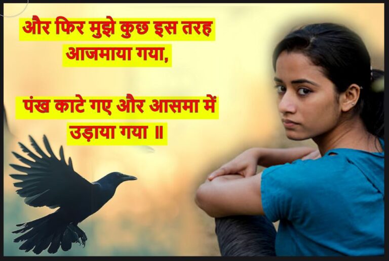 लाचार परिंदा शायरी