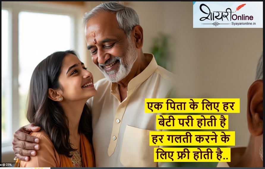 papa ki pari wali shayari