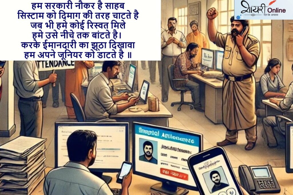 sarkari naukari shayari