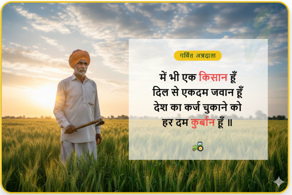 किसान शायरी