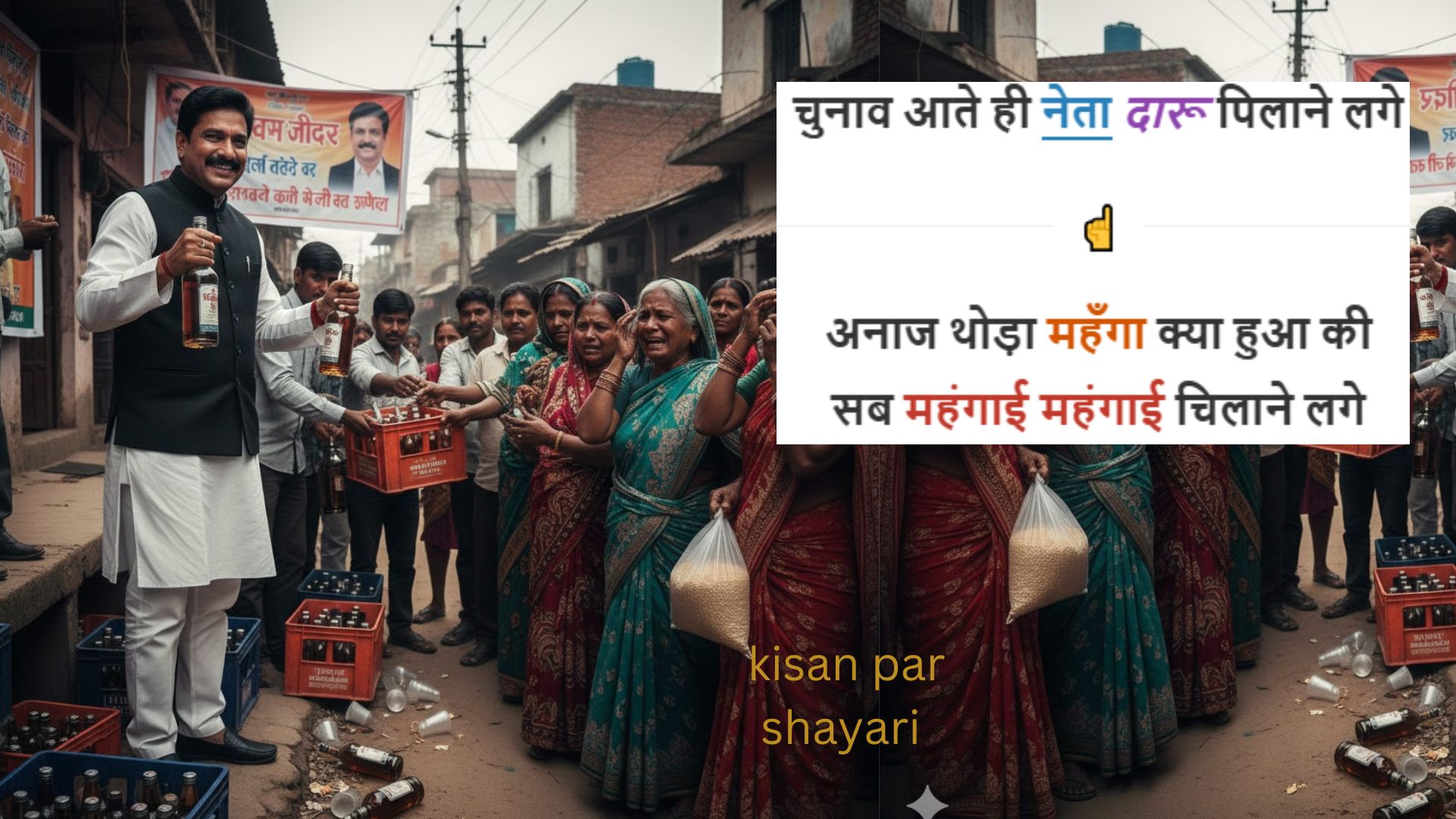 Kisan Sangharsh Shayari