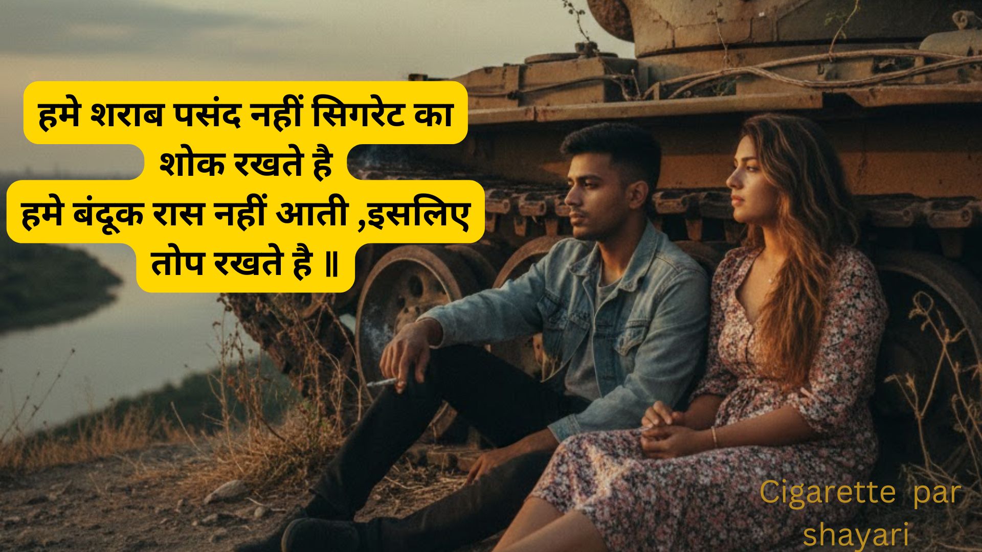 cigarette shayari sad